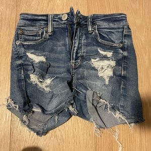 american eagle jean shorts size: 4